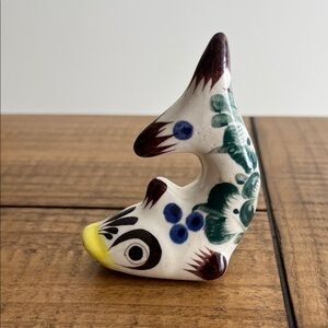 Vintage Mexican pottery Small Koi Fish